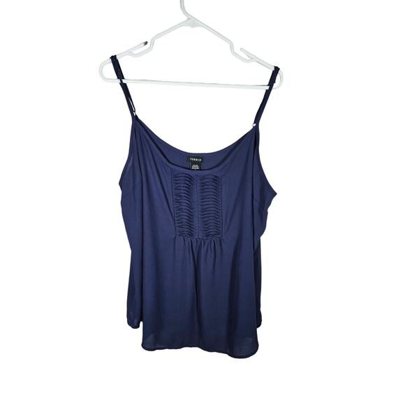 Torrid Women's Camisole Tank Top Blue Size 2 Adjustable Straps‎ - Picture 1 of 6